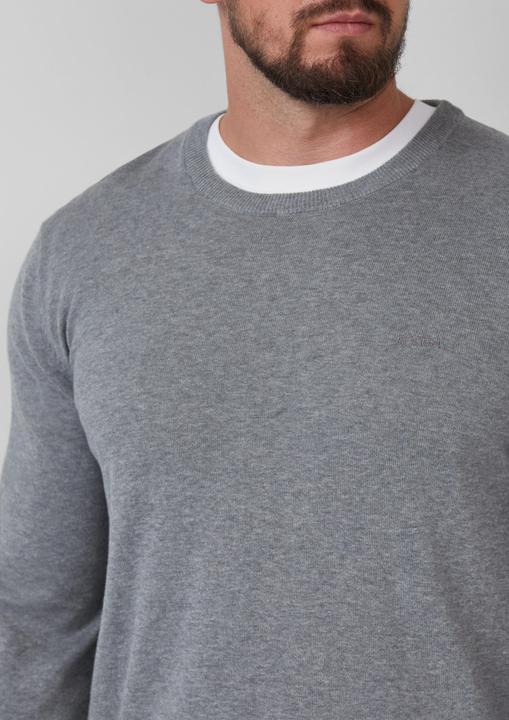 Produktbild s.Oliver Strickpullover Baumwollpullover mit Logo-Stickerei (XXL)