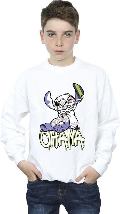 Produktbild Disney Lilo And Stitch Ohana Graffiti Sweatshirt Jungen (128)