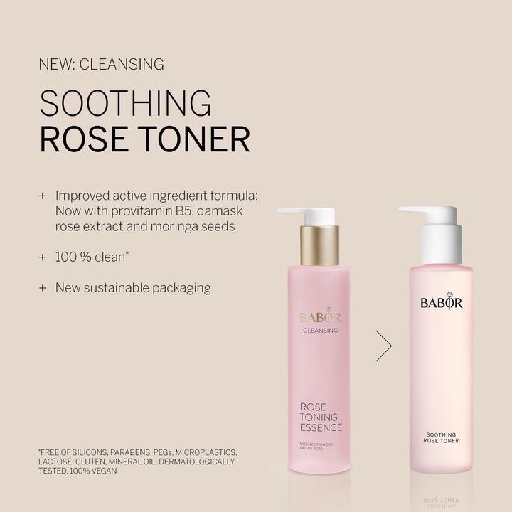Actual product image Babor CLEANSING Soothing Rose Toner (Face toner, 200 ml)