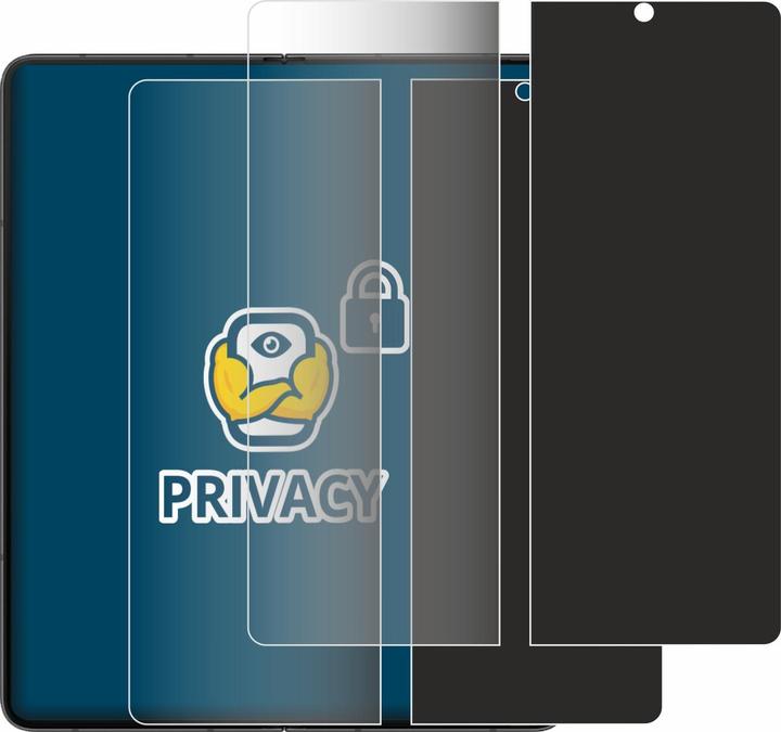 Produktbild BROTECT Sichtschutzfolie Anti-Spy Privacy Folie Blaulicht-Schutz (2 Stück, Samsung Galaxy Z Fold5)