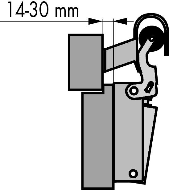 Produktbild Dictator H 1300 (Balkontür, Eingangstür, Holztür, Zimmertür, Indoor)