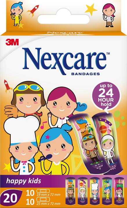Produktbild Nexcare Happy Kids Professions Kinderplaster (20 x)