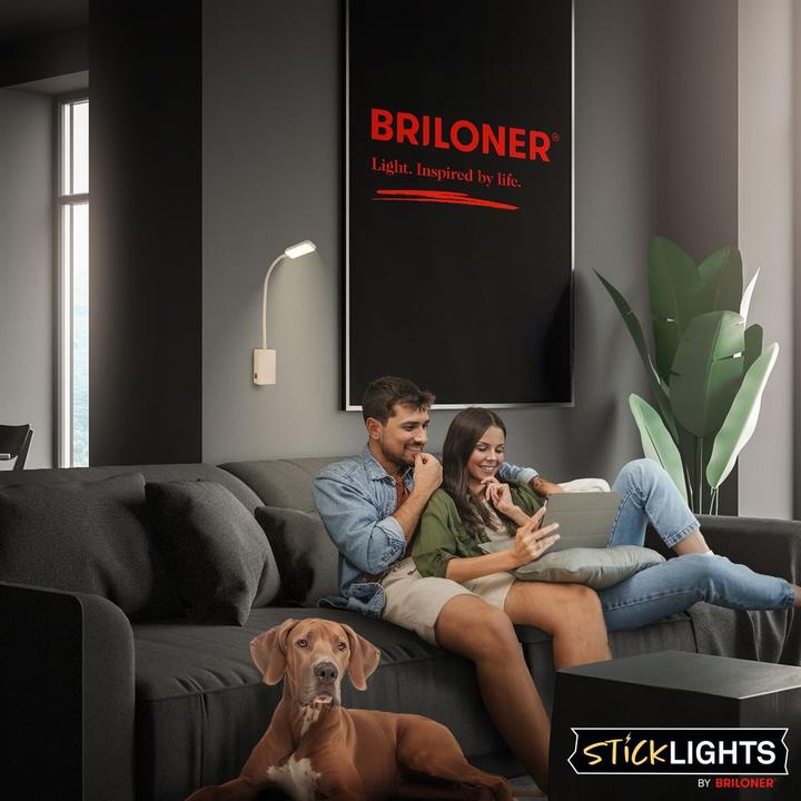 Produktbild Briloner CIELO LED Leseleuchte - Beige (150 lm)