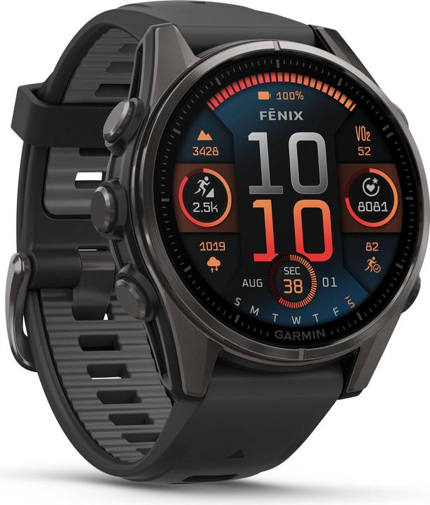 Productafbeelding Garmin FENIX 8 AMOLED Saffier Titanium (43 mm)