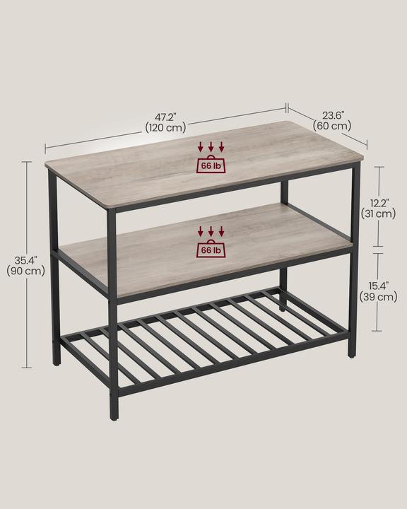 Productafbeelding Vasagle IJsland (120 x 60 x 90 cm)