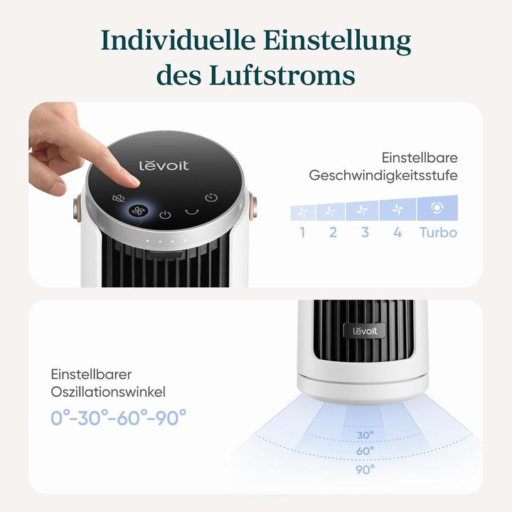 Produktbild Levoit Turmventilator mit Timer (43 dB)