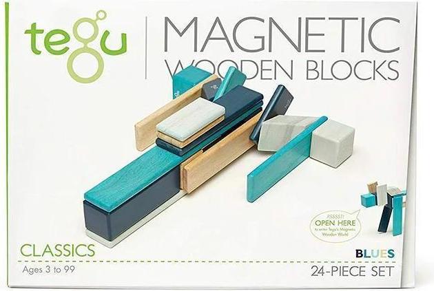 Actual product image Tegu Magnetic wood set