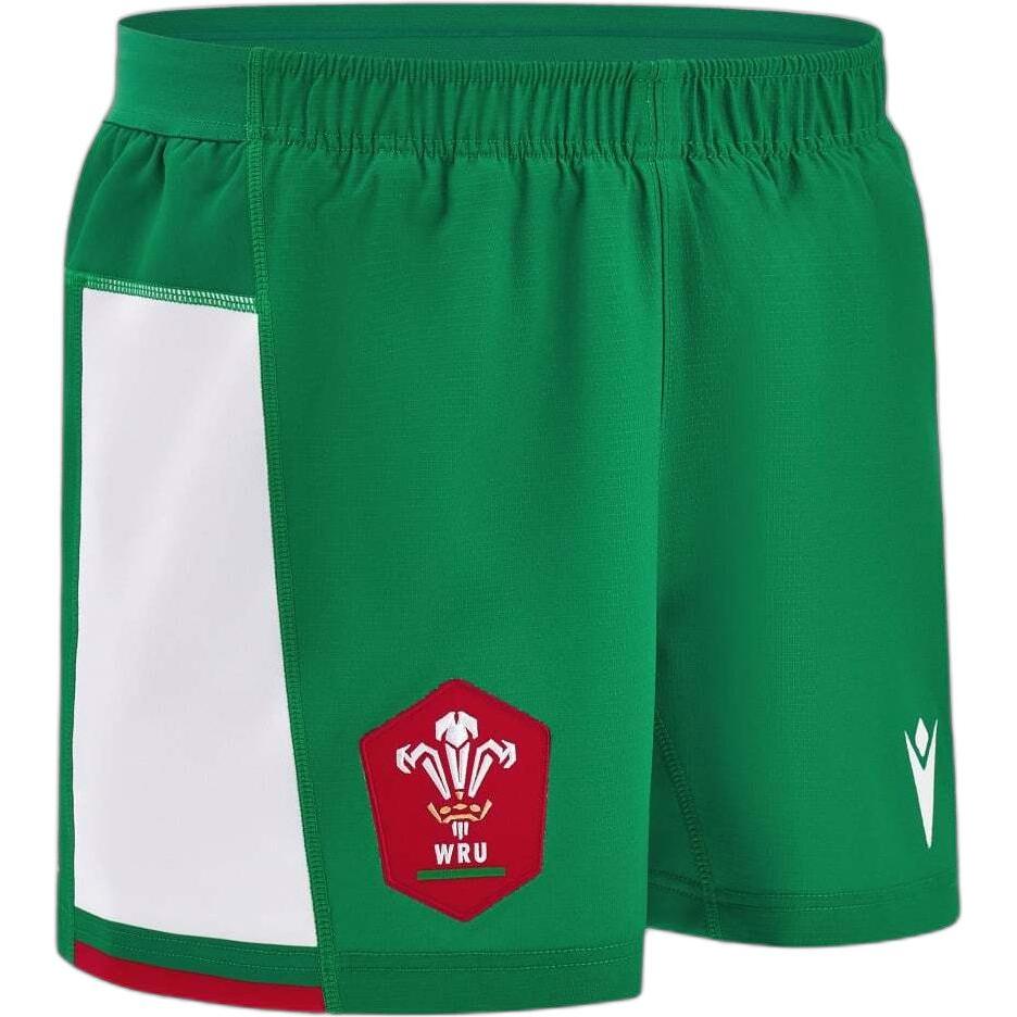 Macron, Herren, Sporthose, Shorts – Auswärts Pays de Galles 6 nations 2024/25 (S), Grün, S