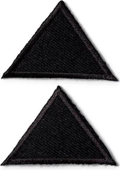 Actual product image Prym Application triangles, small, jeans light 2. pcs (2 pcs., 3.50 x 2.50 cm)