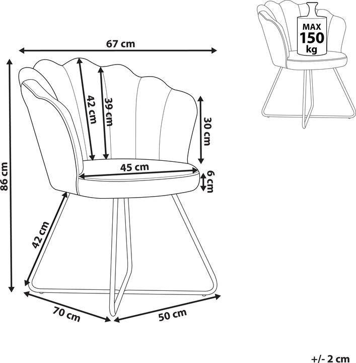 Actual product image Beliani Lovelock