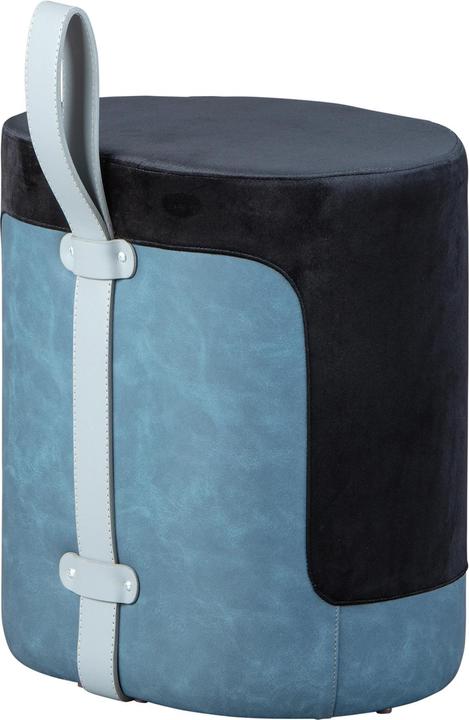 Produktbild Inter Link Hocker Viviane Samt schwarz