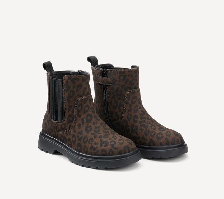 Actual product image La Redoute Collections Chelsea-Stiefeletten mit Leopardenmuster (37)