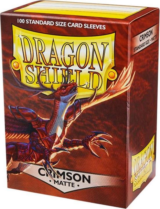 Actual product image Arcane Tinman ART11021 - Matte - Crimson (100) Card Sleeves