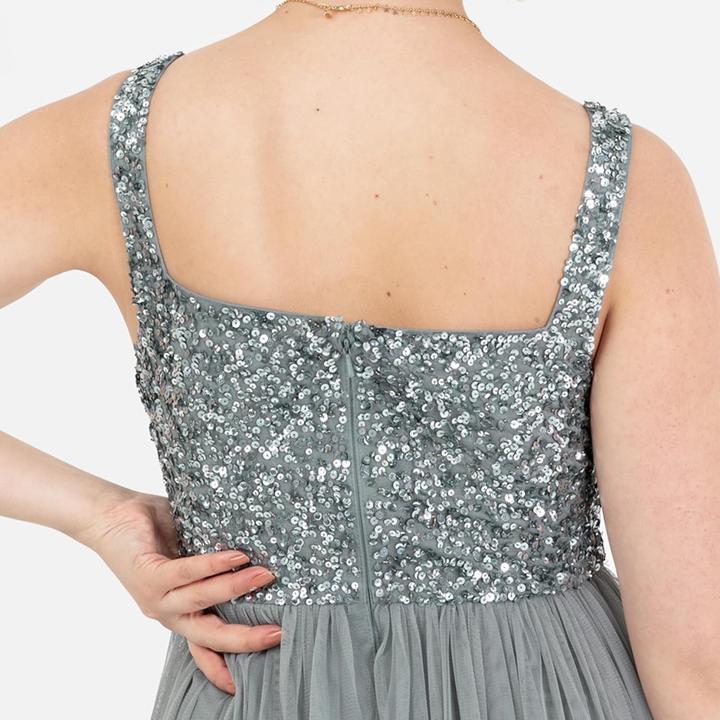 Image du produit Maya Deluxe Abito Midi Verde Nebbia (46)