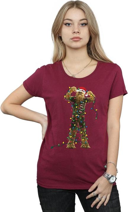 Produktbild Star Wars Chewbacca Christmas Lights TShirt (S)
