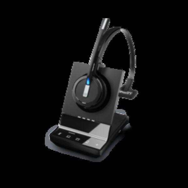 Actual product image EPOS IMPACT SDW 5015 EU/UK/AUS Mono USB DECT GAP Headset for PC/softphone and desk phone three-port (Wireless, USB-A)