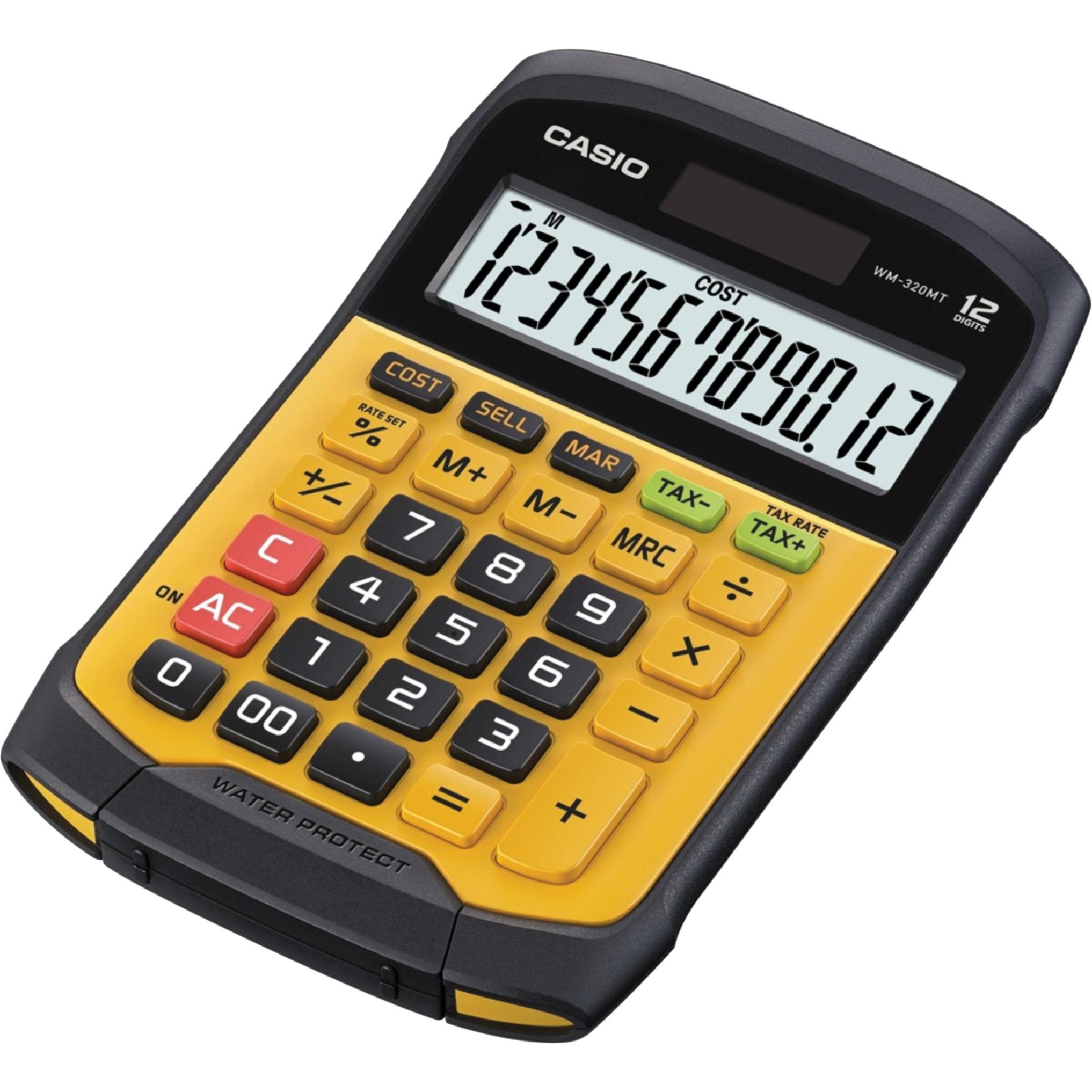 Casio, Taschenrechner, Wm-320mt (Batterien, Solarzellen)