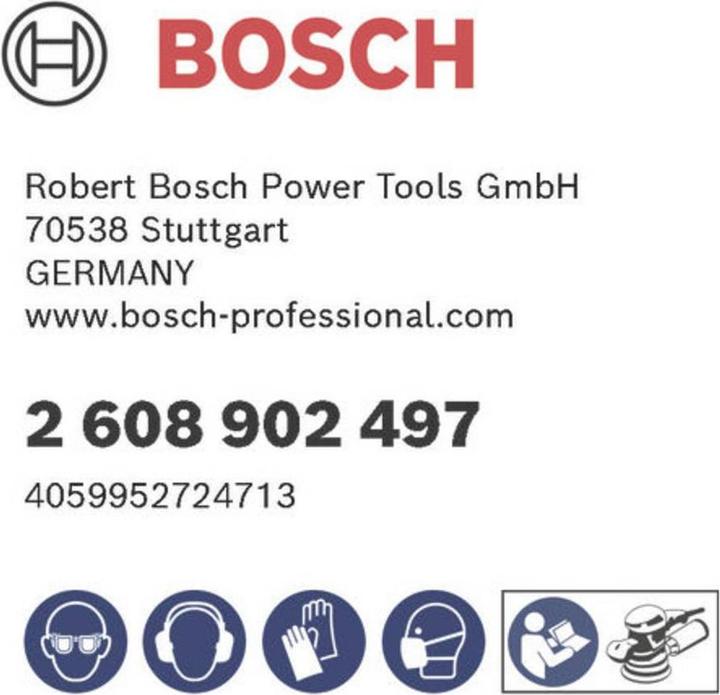 Image du produit Bosch Professional Zubehör Feuille abrasive pour ponceuse excentrique (100)