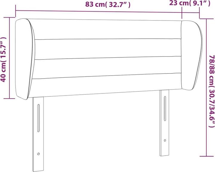 Produktbild vidaXL Nanete (183 x 23 x 88 cm)