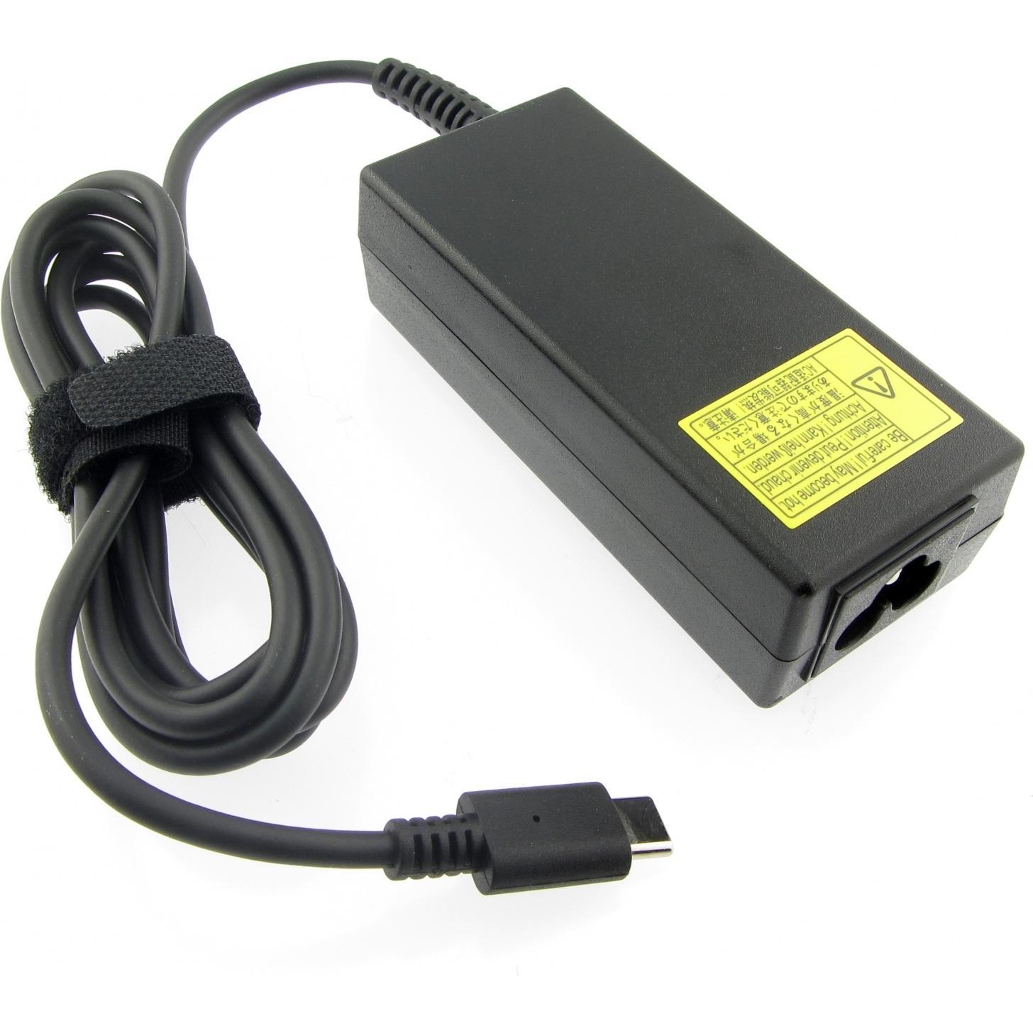 Acer KP.04501.023 Netzteil USB-C 45 Watt - Original - Netzteil (45 W), Notebook Netzteil, Schwarz