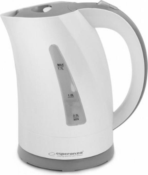 Image du produit Esperanza EKK022 electric kettle 1.7 L 2200 W Gray, White (1.70 l)