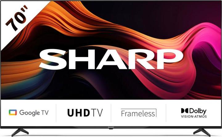 Image du produit Sharp 70GL4460E 4K UHD LED Google TV 177 cm (70) (70", LED, 4K, 2025)