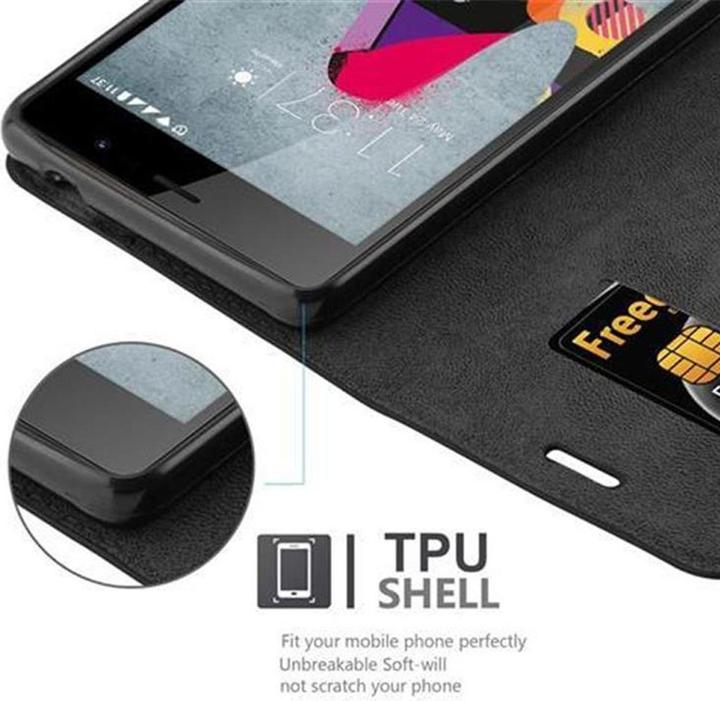 Actual product image Cadorabo Book Invisible Magnet Cover (Wiko U Feel Lite)