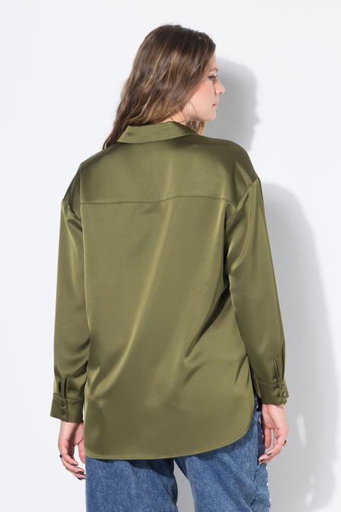 Actual product image Studio Untold Hemdbluse, oversized, Satin (60)