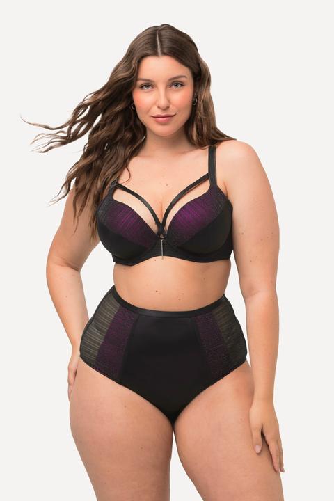 Actual product image Ulla Popken Sparkle Trim Maxi Brief Panty (60)