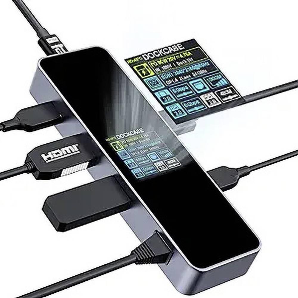 Thumbnail - Dockcase USB-C Dockingstation DBP61L Universal integriertes Display, inkl. La (USB-C, 1 Ports), Dockingstation + USB Hub...
