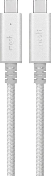Actual product image Moshi 99MO084245 USB Cable 2 m 2.0 USB C Silver (2 m, USB 2.0)