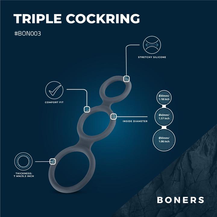 Actual product image Boners Triple (3 cm)