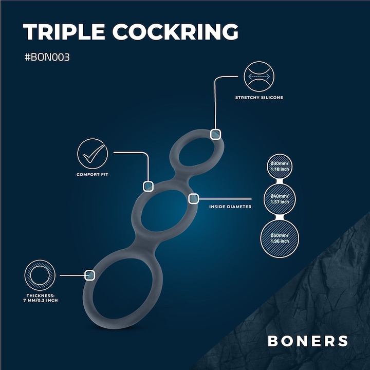 Produktbild Boners Triple (3 cm)