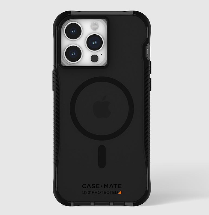 Produktbild Case-Mate Tough Grip Plus D3O MagSafe - iPhone 15 Pro Max Hülle (Rauch/Schwarz) (Apple iPhone 15 Pro Max)