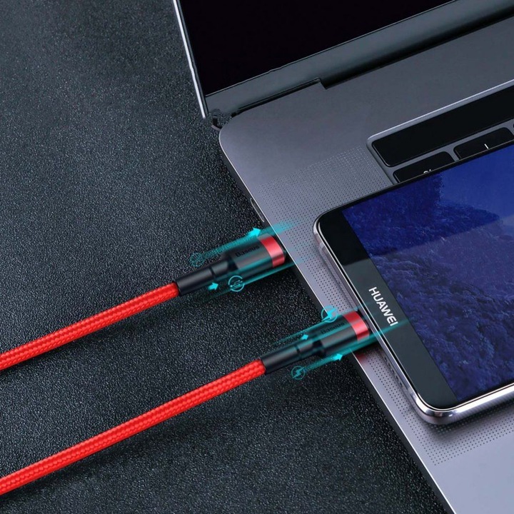 Actual product image Baseus Cafule Series Fast Charge (1 m, USB 2.0)