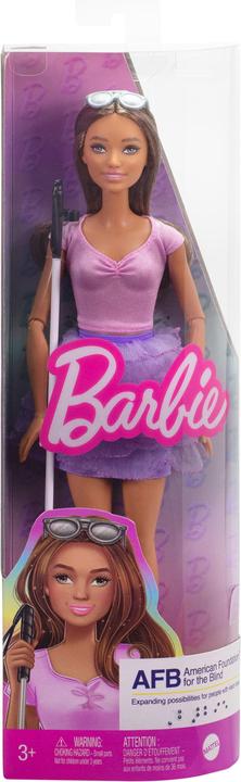 Produktbild Barbie Fashionista Puppe im lila Rüschenrock