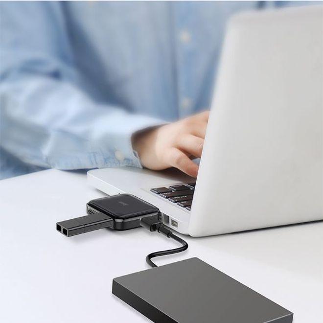 Image du produit Baseus CAHUB-DW01 (USB-C, 5 Ports)