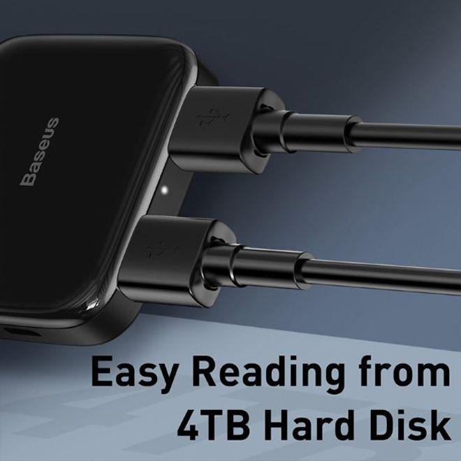 Image du produit Baseus CAHUB-DW01 (USB-C, 5 Ports)
