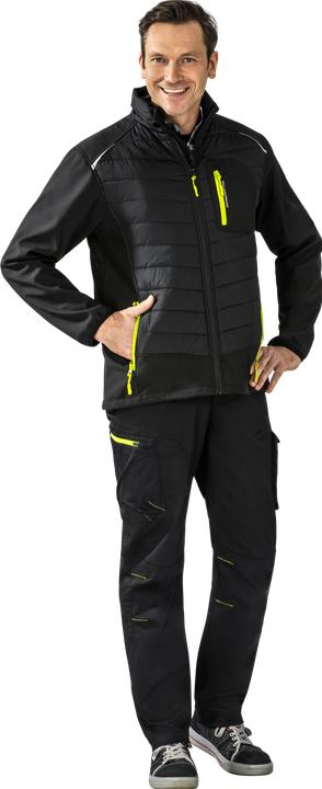 Actual product image Planam Stretchline work jacket winter jacket black size XXL (XXL)