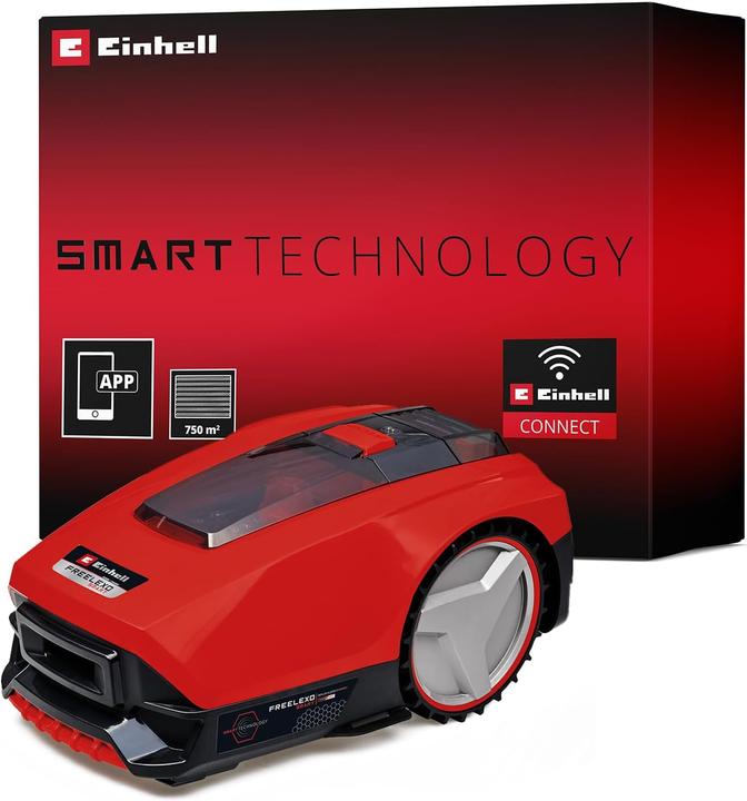 Actual product image Einhell FREELEXO SMART 750 robotic lawnmower (750 m², Boundary wire)