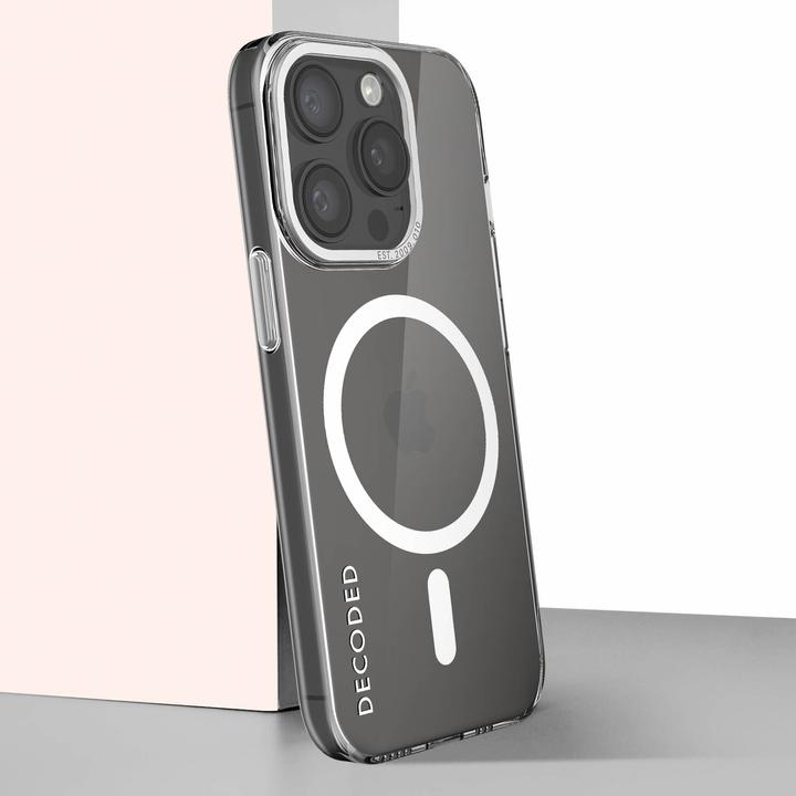 Actual product image Decoded Recycled Plastic Backcover iPhone 15 Pro Transparent (Apple iPhone 15 Pro)