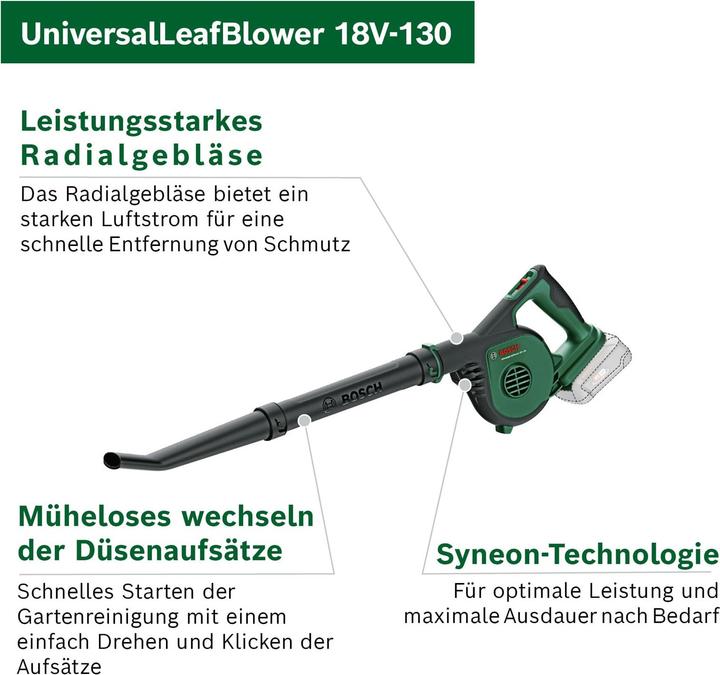 Produktbild Bosch Home & Garden Universal (Akkubetrieb, Laubbläser)