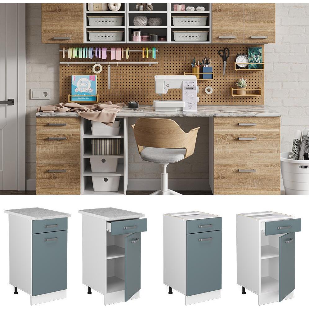 Thumbnail - Vicco, Regal, Unterschrank R-Line (40 x 60 x 81.5 cm)