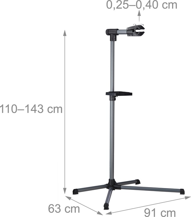 Actual product image Relaxdays Bicycle assembly stand
