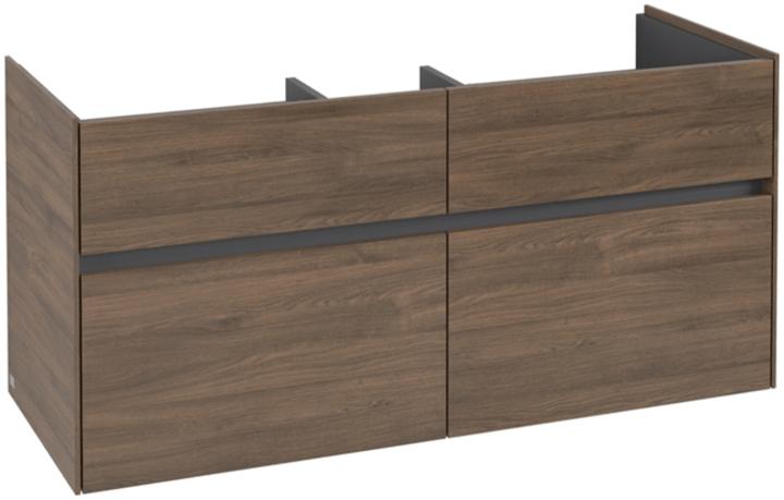 Actual product image Villeroy & Boch Collaro washbasin cabinet 1154x546x444 mm, 4 drawers, C01200 (115.40 x 44.40 x 54.60 cm)