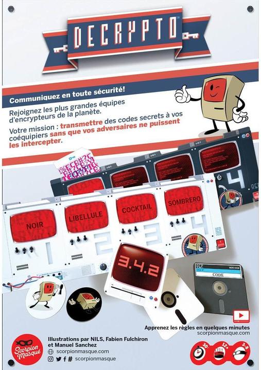 Produktbild Scorpion Masque Decrypto (Französisch, 3 - 8 Spieler)