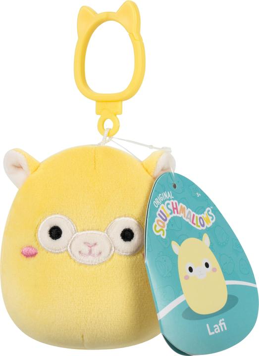 Actual product image Squishmallows - 9 cm - Clip On - Lafi Llama