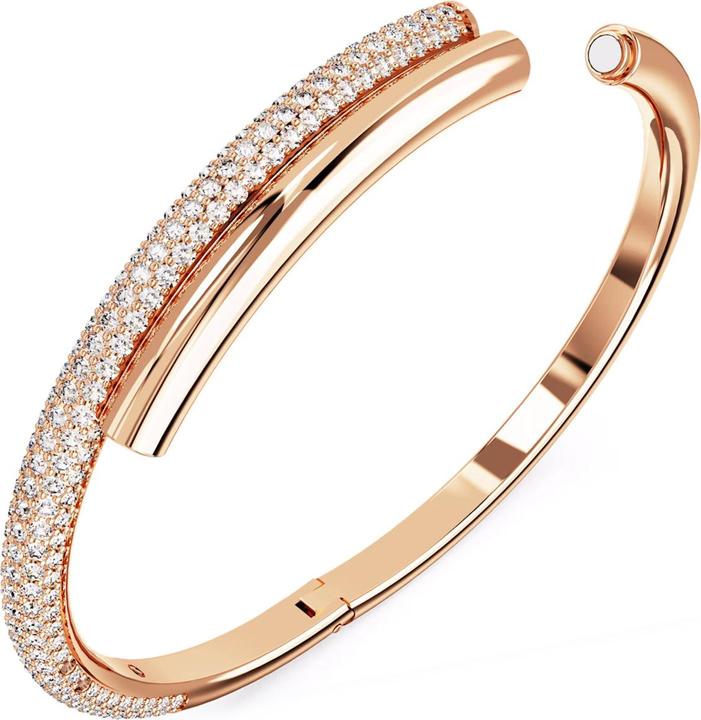 Image du produit Swarovski Dextera Bracelet-jonc Fermoir magnétique Blanc Or rose (18.50 cm, Métal)