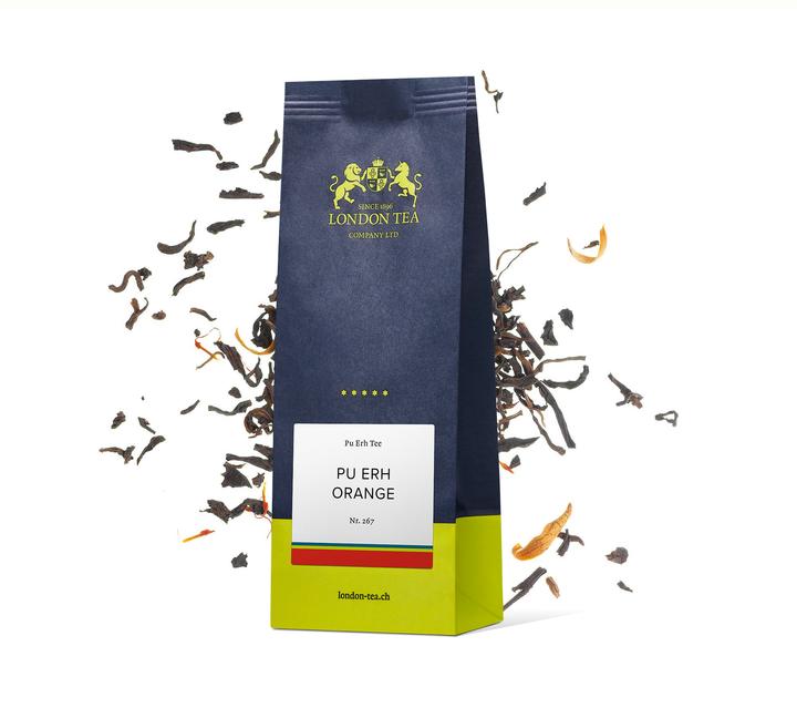 London Tea Pu Erh Orangenblüten (100 g)
