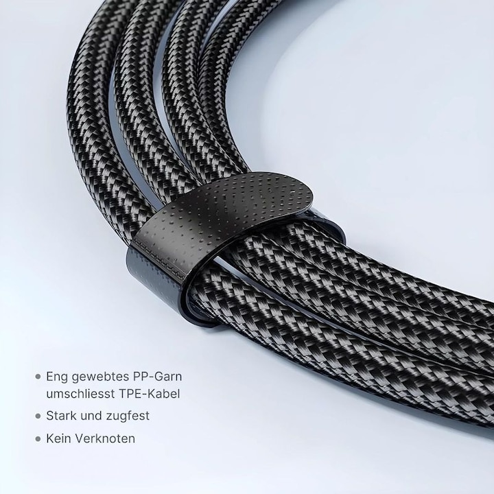 Actual product image Hermex Cable USB-C to USB-C 2m 60W data cable fast charging cable (2 m, USB 2.0)